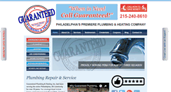Desktop Screenshot of guaranteedplumbingandheating.com